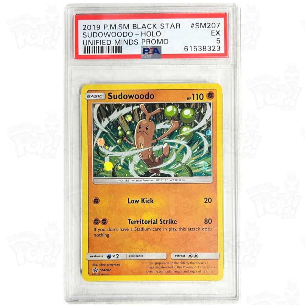 Pokemon TCG: SM Promos Sudowoodo SM207 / Promo PSA 5