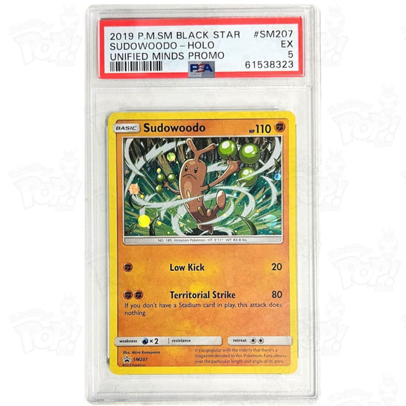 Pokemon TCG: SM Promos Sudowoodo SM207 / Promo PSA 5