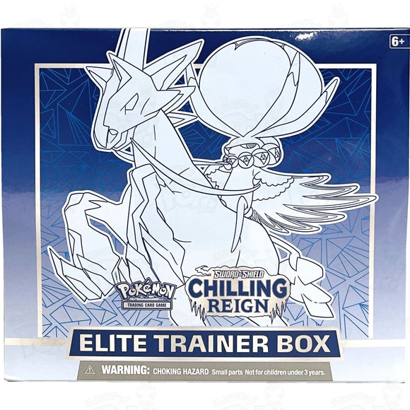 Pokemon TCG: Sword & Shield: Chilling Reign Elite Trainer Box (Ice Rider Calyrex) Trading Cards