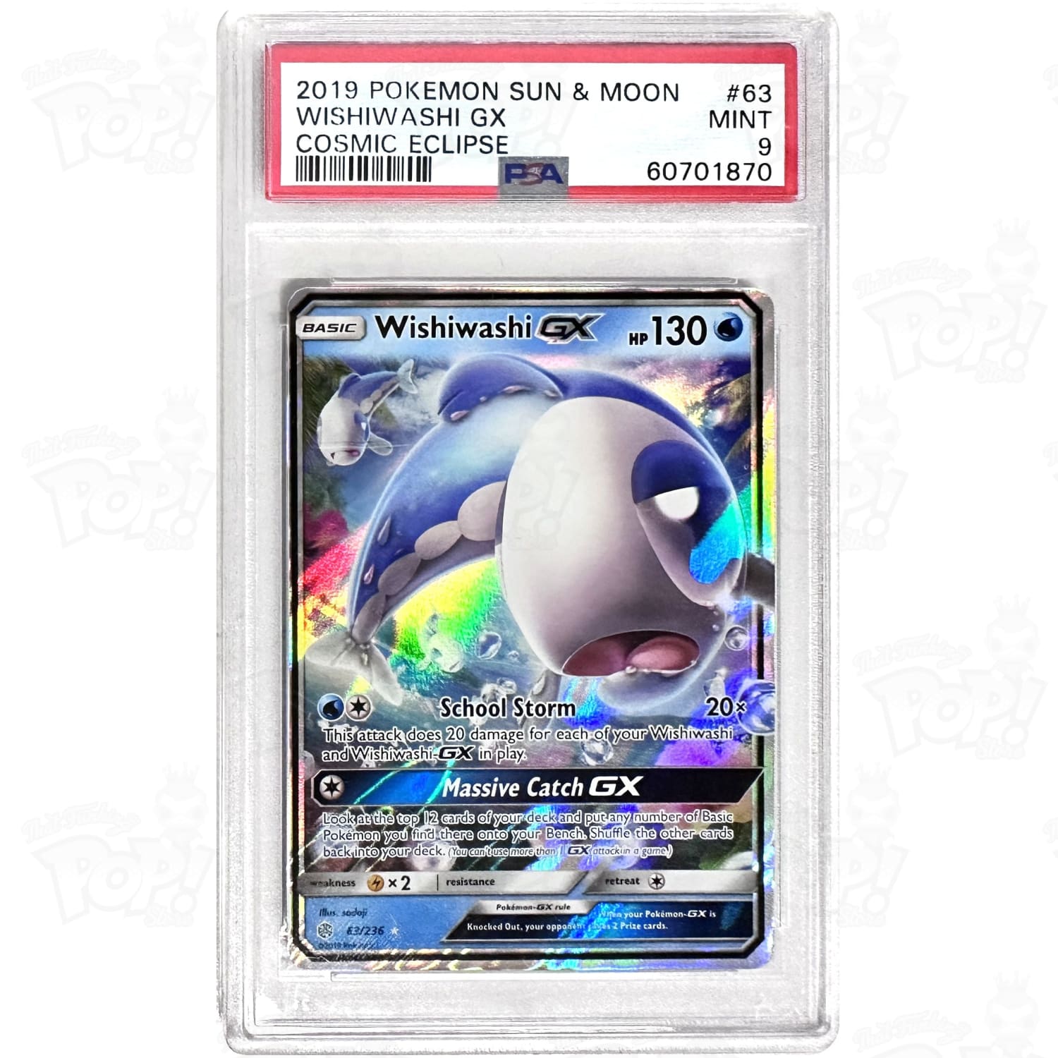 Outlet Wishiwashi GX Graded Card