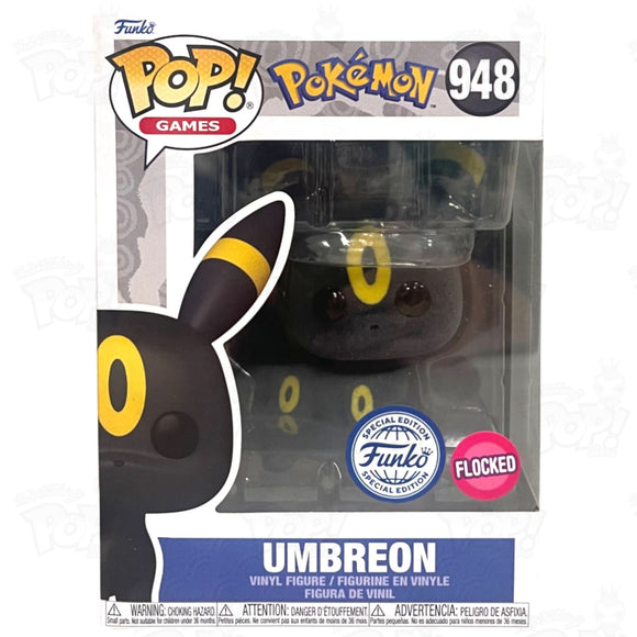 Pokemon Umbreon (#948) Flocked Funko Pop Vinyl