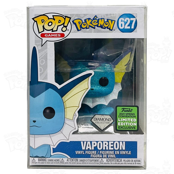 Pokemon Vaporeon (#627) Diamond 2021 Spring Convention - That Funking Pop Store!