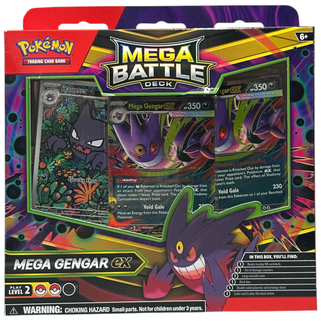 ポケモンカードゲーム 6 box Mega Genga Pokémon Mega Gengar ex JP Starter Booster Box (Japanese) Box