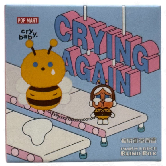 Pop Mart CRYBABY Crying Again Series-Plush Badge Blind Box Loot