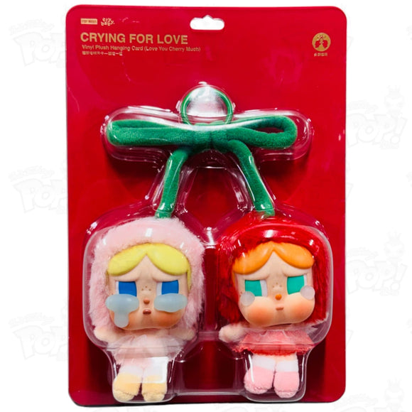 Pop Mart Crybaby Crying for Love Love You Cherry Much Vinyl Plush Hanging Card Loot