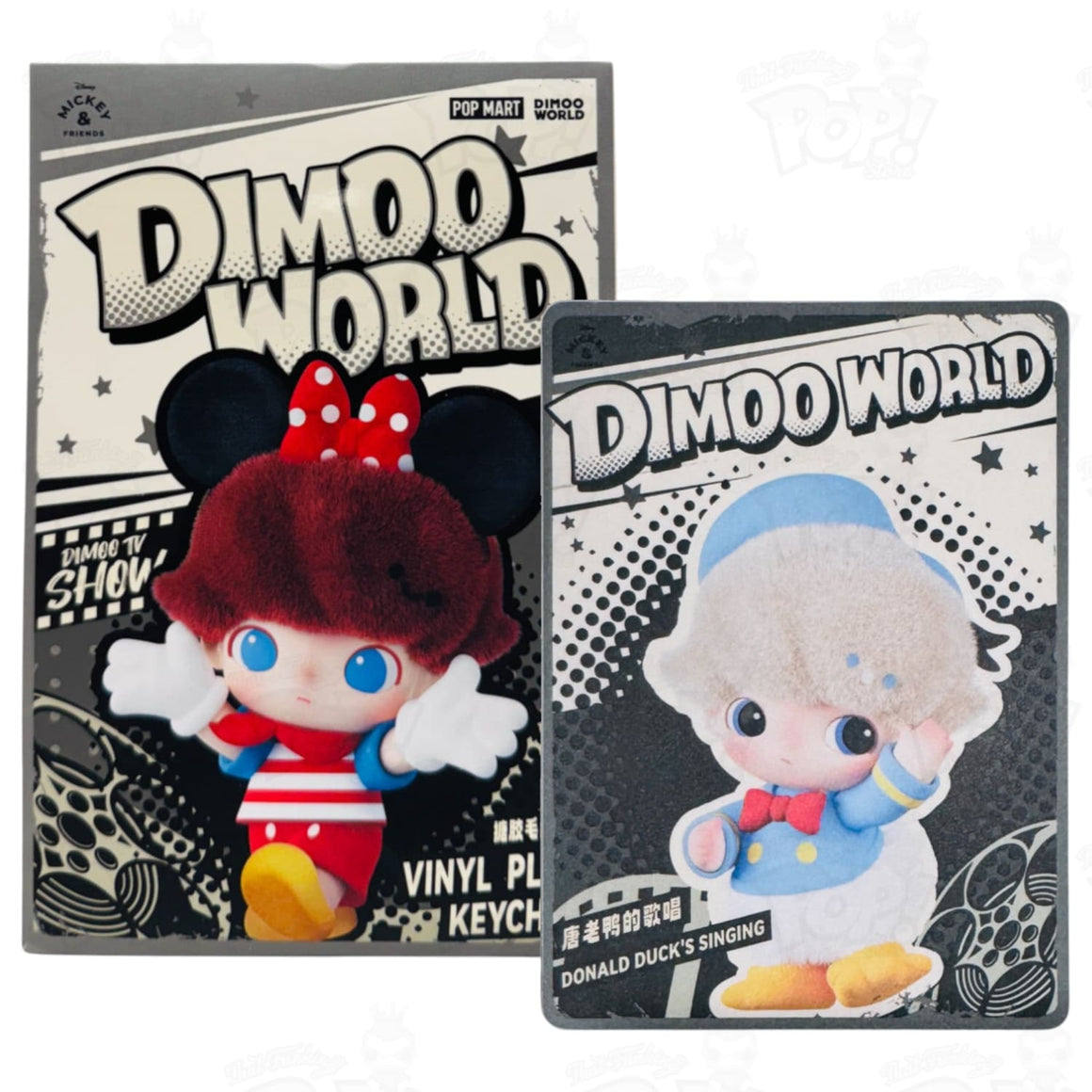 Pop Mart Dimoo World x Disney Series Plush Pendant DONALD DUCK