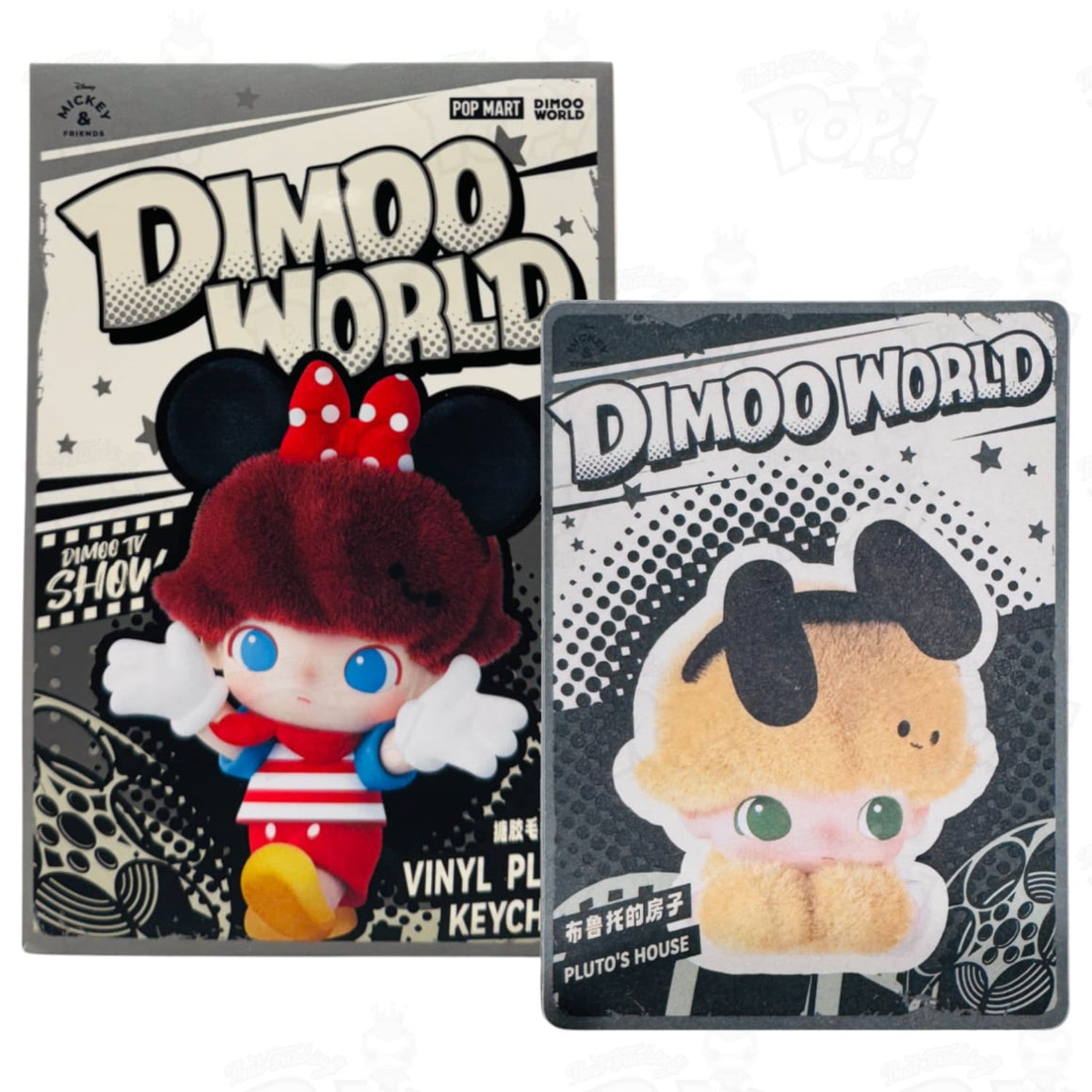 Pop Mart Dimoo World x Disney Series Plush Pendant PLUTO