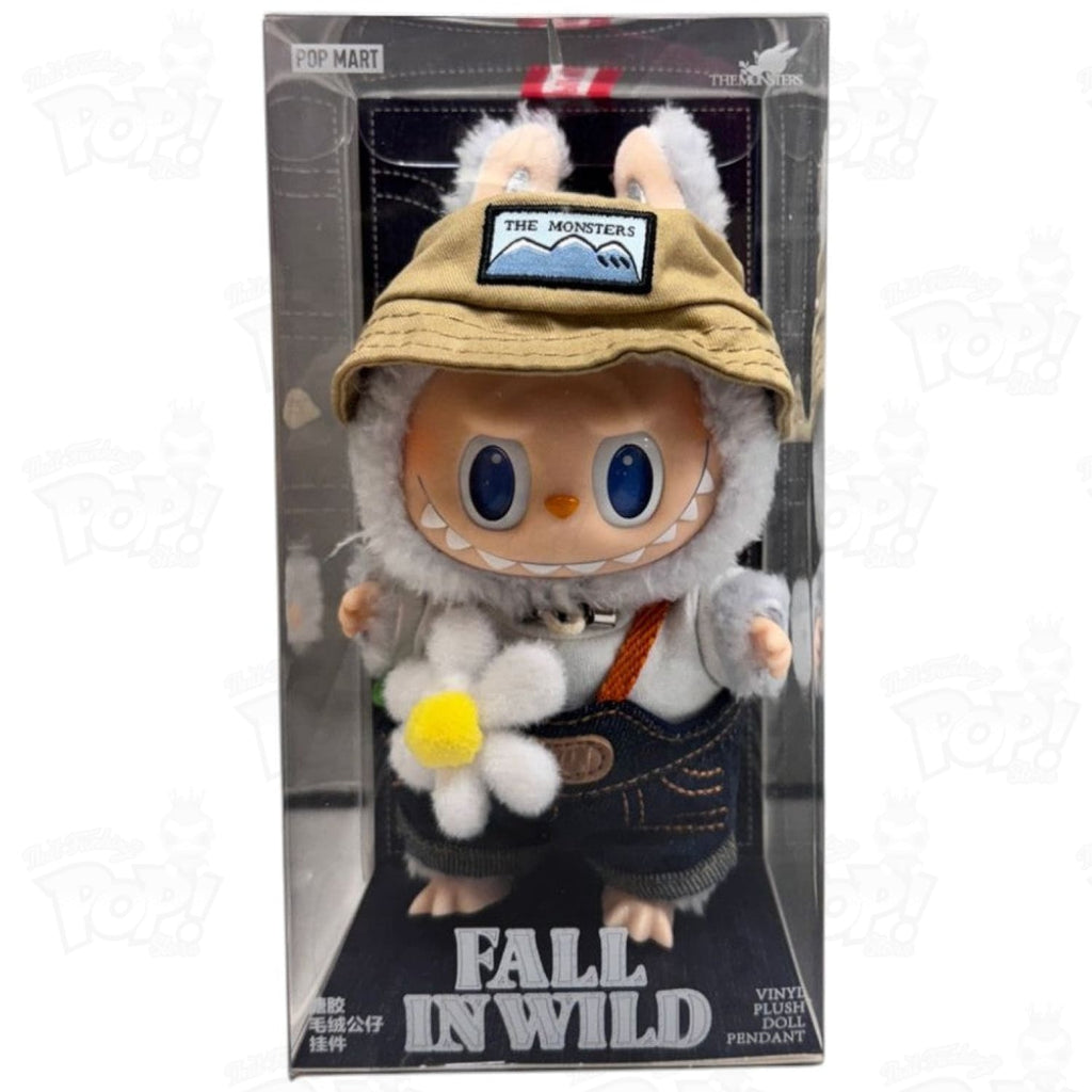 the monsters fall in wild series-vinyl plush doll pendant Pop Mart Labubu Fall in Wild Vinyl Plush Pendant