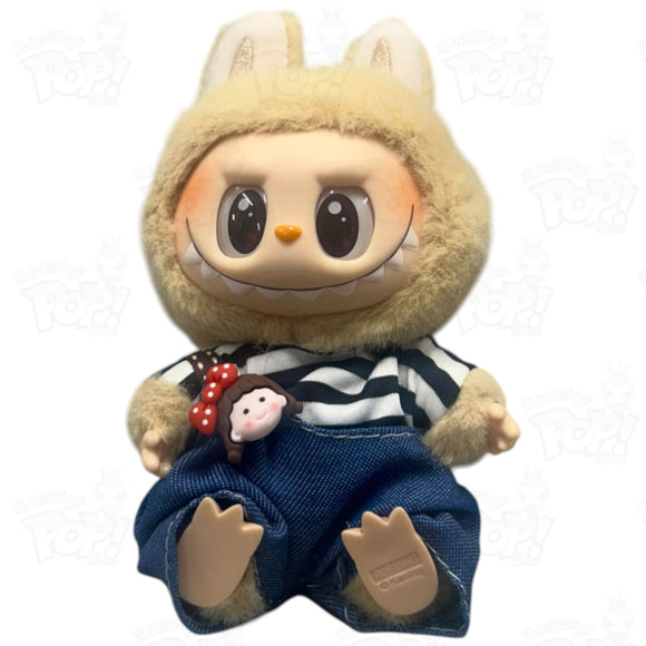 Pop Mart The Monsters Labubu Black & White Overalls Loot