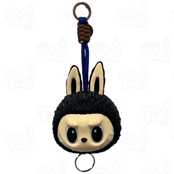 Pop Mart The Monsters Labubu Custom 3D Printed 50cm Retractable Bag Charm (Black) Loot