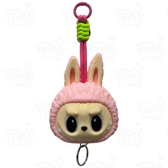 Pop Mart The Monsters Labubu Custom 3D Printed 50cm Retractable Bag Charm (Pink) Loot