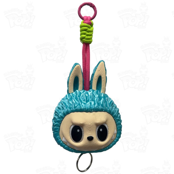 Pop Mart The Monsters Labubu Custom 3D Printed 50cm Retractable Bag Charm (Teal) Loot