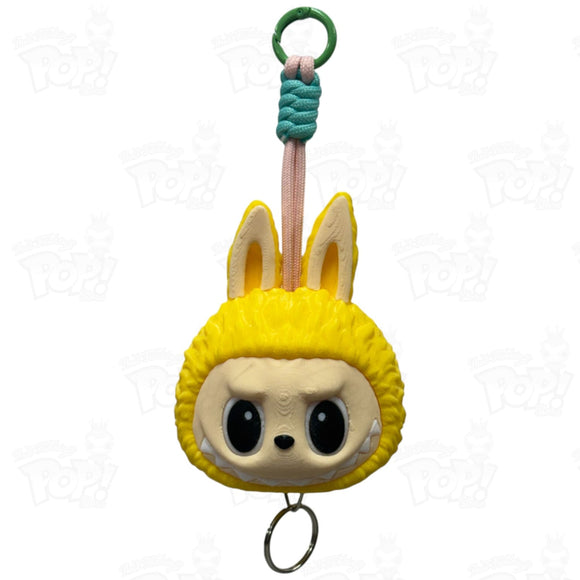 Pop Mart The Monsters Labubu Custom 3D Printed 50cm Retractable Bag Charm (Yellow) Loot