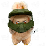 Pop Mart The Monsters Labubu OUTFIT Halo Master Chief Helmet Loot