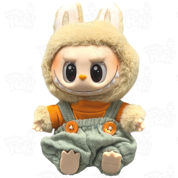 Pop Mart The Monsters Labubu OUTFIT Orange Top + Overalls Loot