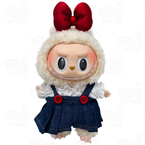 Pop Mart The Monsters Labubu OUTFIT Overall Dress + Red Bow Loot