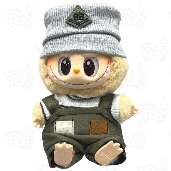 Pop Mart The Monsters Labubu OUTFIT Overalls + Beanie Loot