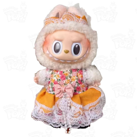 Pop Mart The Monsters Labubu OUTFIT Yellow Floral Dress Loot