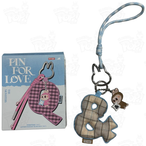 Pop Mart The Monsters Labubu Pin For Love Letter Pendant (&) Loot
