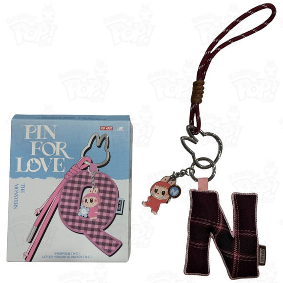 Pop Mart The Monsters Labubu Pin For Love Letter Pendant (N) Loot