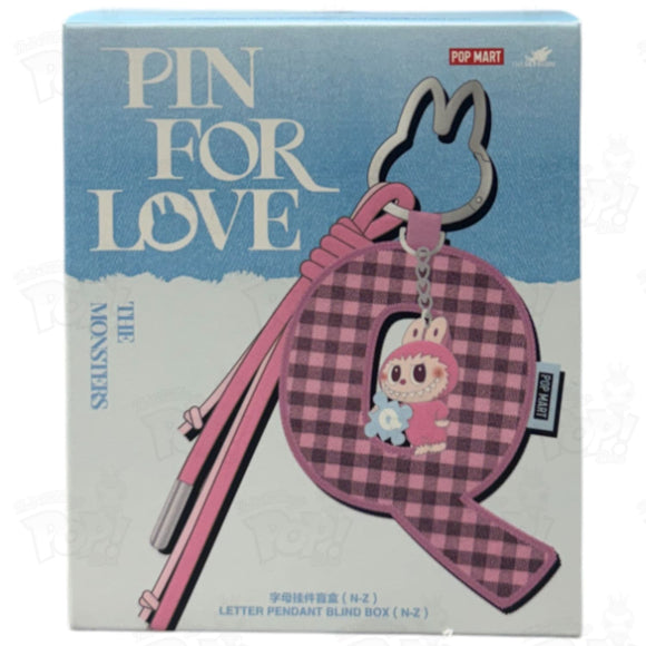 Pop Mart The Monsters Labubu Pin For Love Letter Pendant (N-Z) Blind Box Loot