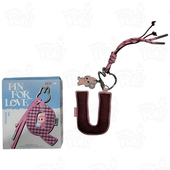 Pop Mart The Monsters Labubu Pin For Love Letter Pendant (U) Loot