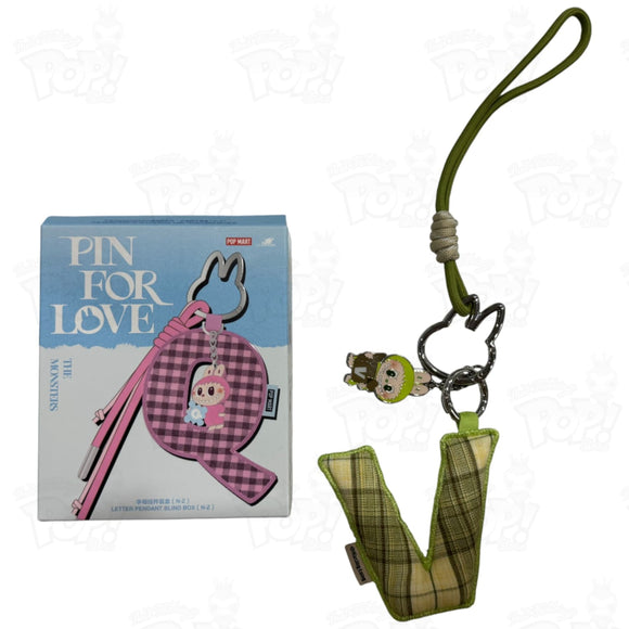 Pop Mart The Monsters Labubu Pin For Love Letter Pendant (V) Loot
