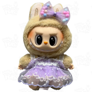 Pop Mart The Monsters Labubu Purple Bow Dress