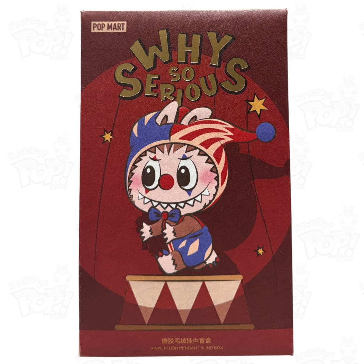 Labubu Why Pop Mart The Monsters Labubu - Why So Serious Vinyl Plush Blind Box
