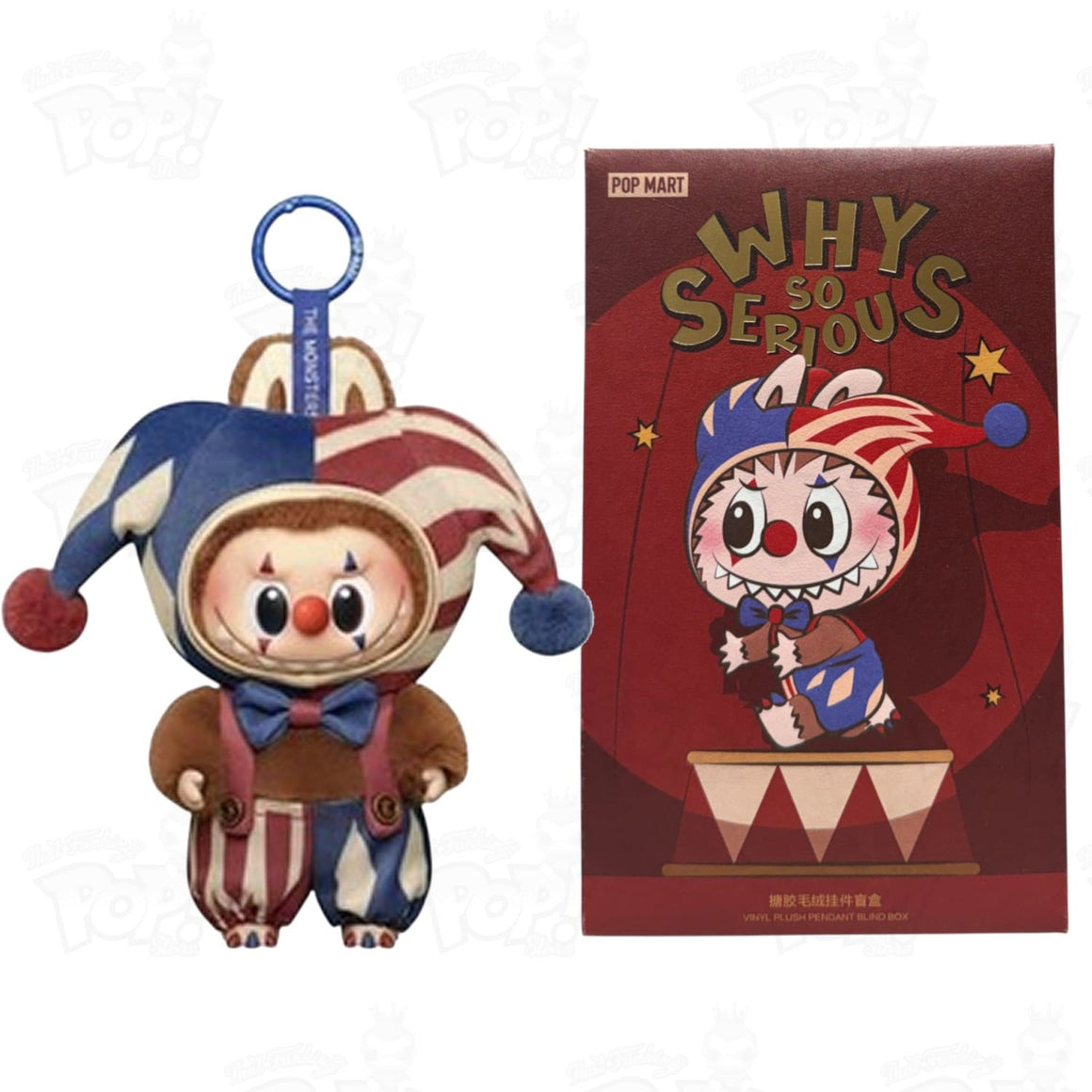 Pop Mart The Monsters Labubu Why So Serious Vinyl Plush JUGGLING CLOWN