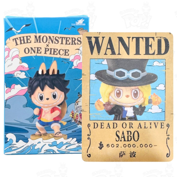 Pop Mart The Monsters X One Piece Series Labubu SABO Loot