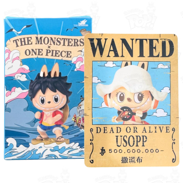 Pop Mart The Monsters X One Piece Series Labubu USOPP