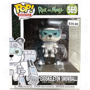 Rick And Morty Exoskeleton Snowball (#569) 6 Inch Funko Pop Vinyl