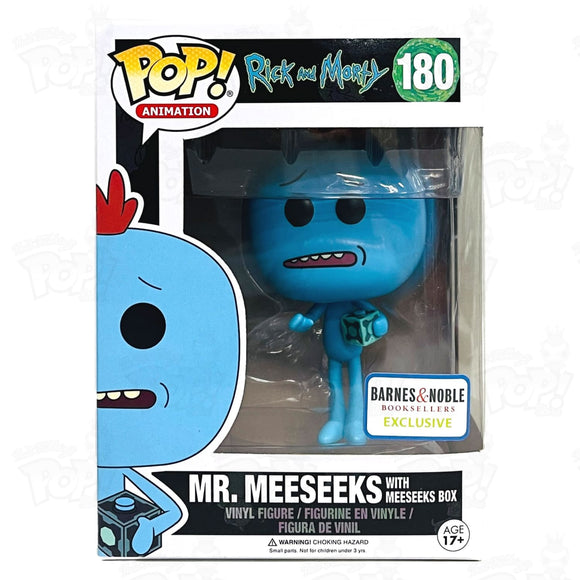 Rick And Morty Mr Meeseeks With Box (#180) Barnes & Noble Funko Pop Vinyl