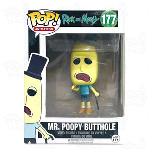 Rick And Morty Mr. Poopy Butthole (#177) [With Cane] Funko Pop Vinyl