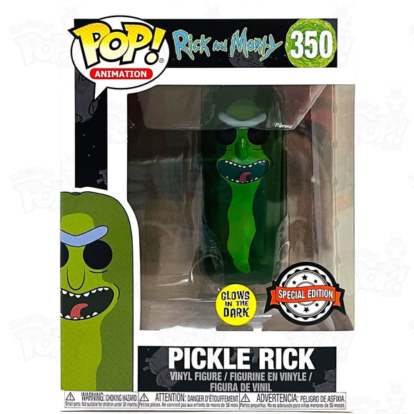 Rick And Morty Pickle (#350) Gitd Funko Pop Vinyl