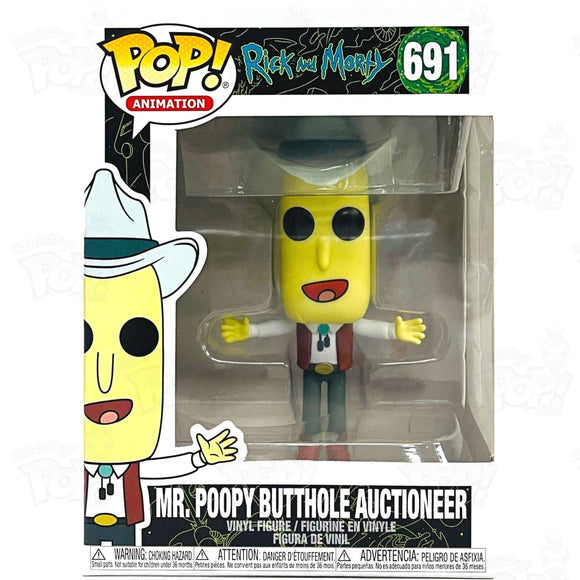Rick & Morty Mr Poopy Butthole Auctioneer (#691) Funko Pop Vinyl
