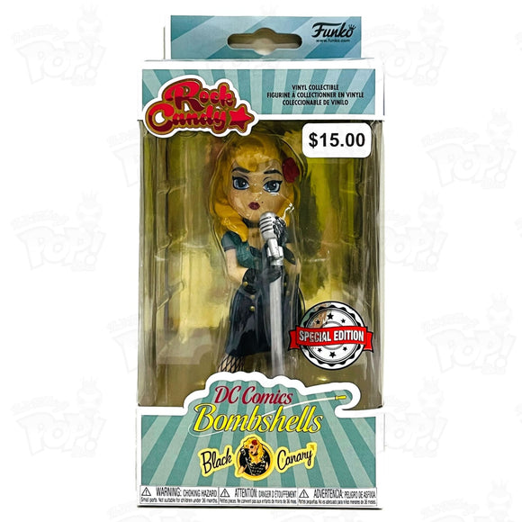 Rock Candy DC Comics Bombsells Black Canary - That Funking Pop Store!