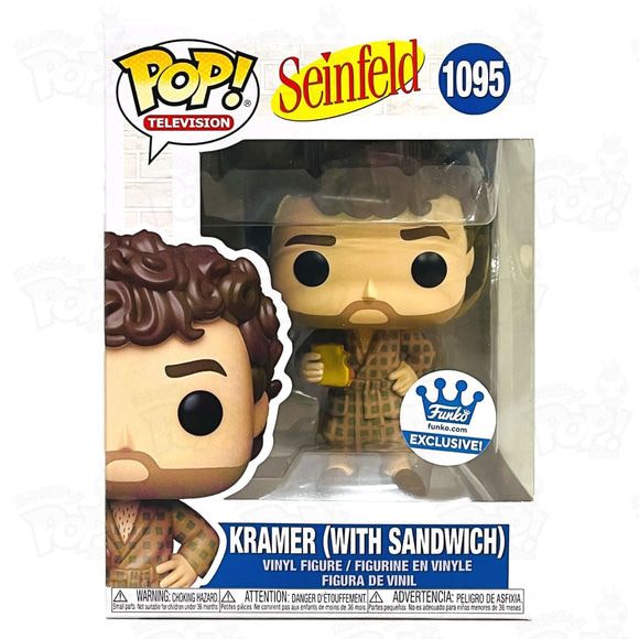 Seinfeld Kramer (With Sandwich) (#1095) Funko Stickered Pop Vinyl