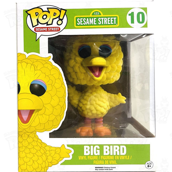 Sesame Street Big Bird 6-Inch (#10) Flocked Funko Pop Vinyl