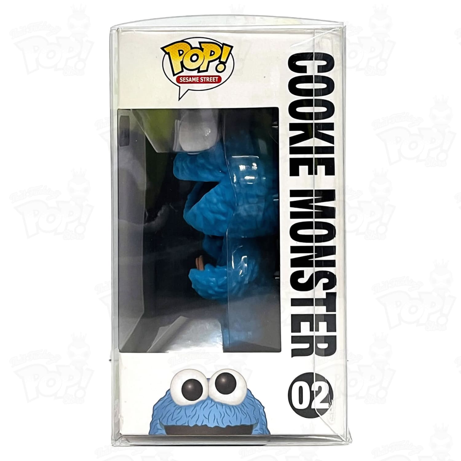 Sesame deals street flocked funko - cookie monster NYCC