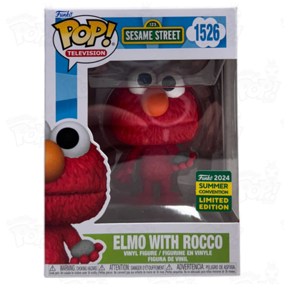 Sesame Street Elmo With Rocco (#1526) Funko Pop Vinyl