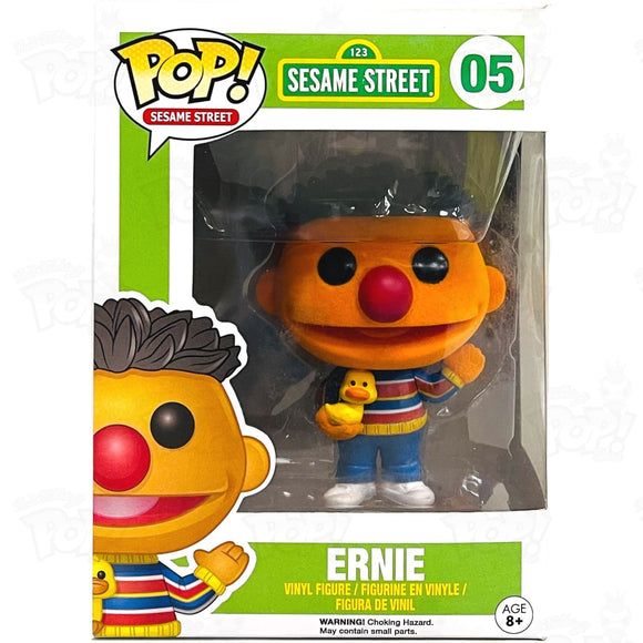 Sesame Street Ernie (#05) Flocked Funko Pop Vinyl