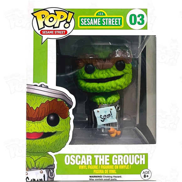 Sesame Street Oscar The Grouch (#03) Funko Pop Vinyl