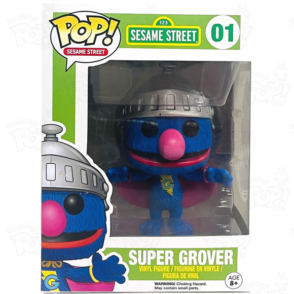 Sesame Street Super Grover (#01) Funko Pop Vinyl