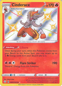 Shining Fates: Shiny Vault Cinderace Sv017/sv122 / Holo Rare