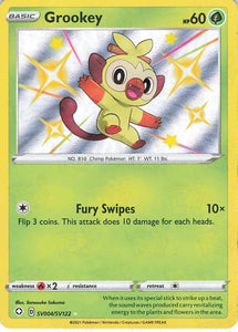 Shining Fates: Shiny Vault Grookey Sv004/sv122 / Holo Rare