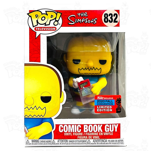 Simpsons Comic Book Guy (#832) 2020 Fall Convention - That Funking Pop Store!