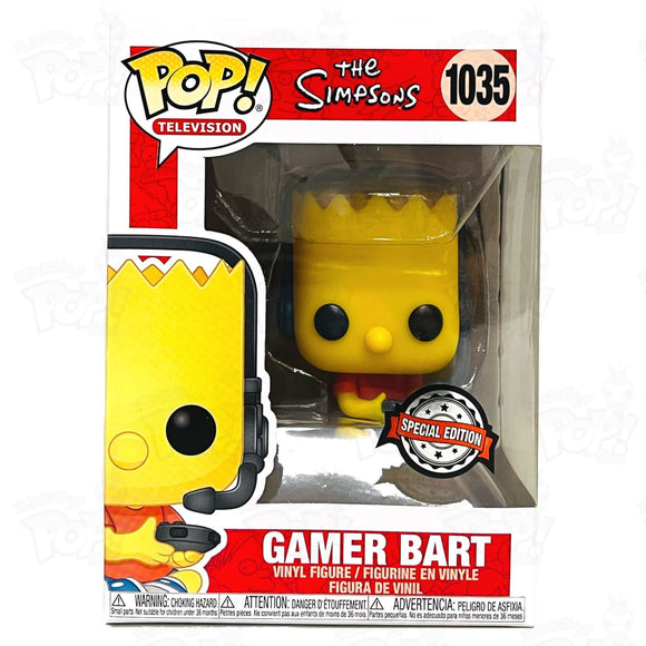 Simpsons Gamer Bart (#1035) - That Funking Pop Store!