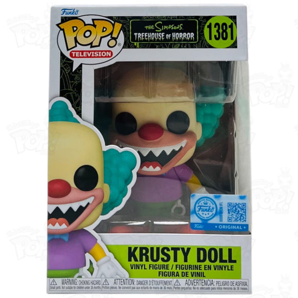 Simpsons Krusty Doll (#1381) Funko Pop Vinyl
